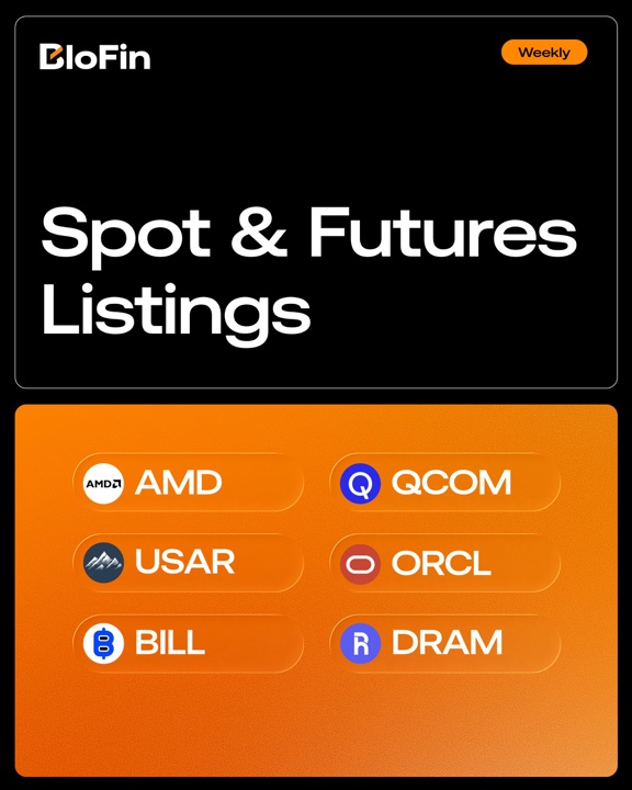 Spot and futures listings post after the refresh