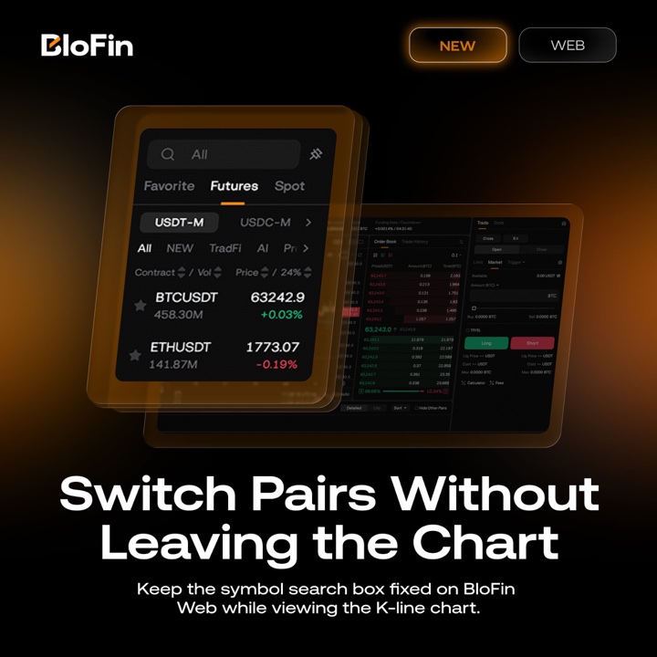 Chart pair switching feature post after the refresh